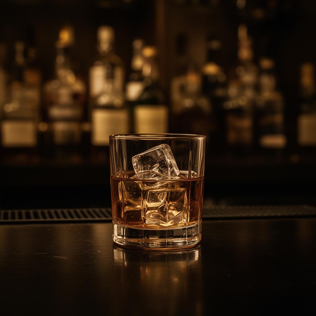 Whisky in a glass
